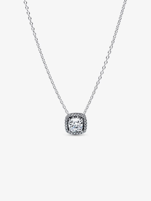 Pandora Halo Pendant Collier Necklace Sterling Silver