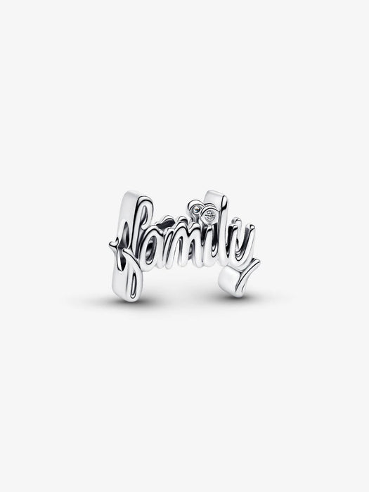 Pandora Handwritten Family Charm Sterling Silver