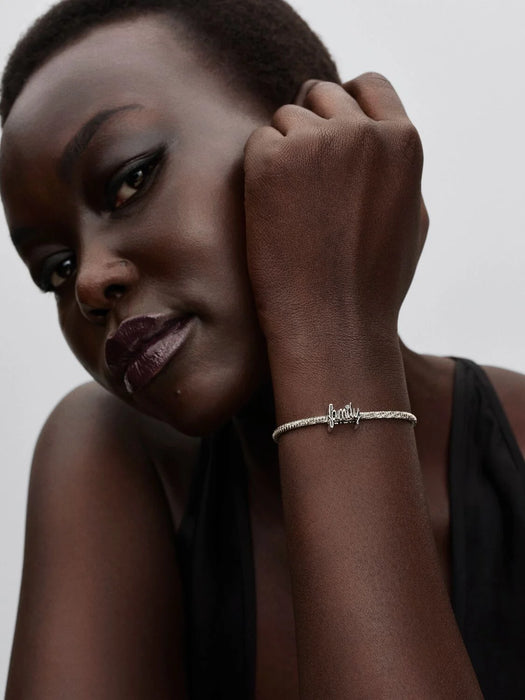 Pandora Handwritten Family Charm Sterling Silver