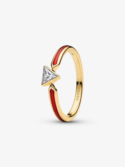 Pandora Marvel Iron Man Ring 14k Gold Plating