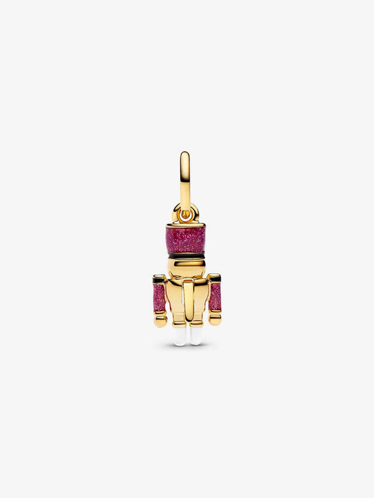Pandora Moveable Nutcracker Dangle Charm 14k Gold Plating