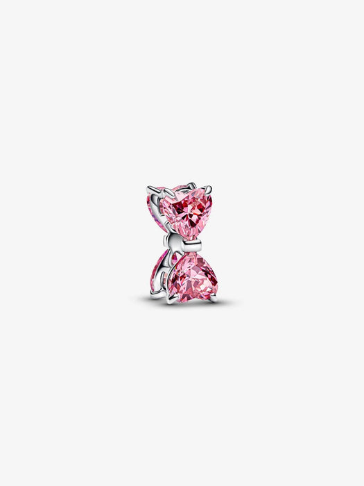 Pandora Pink Bow Charm Sterling SIlver
