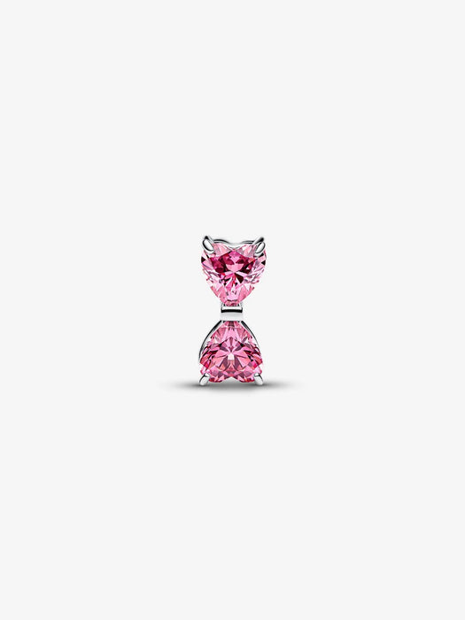 Pandora Pink Bow Charm Sterling SIlver