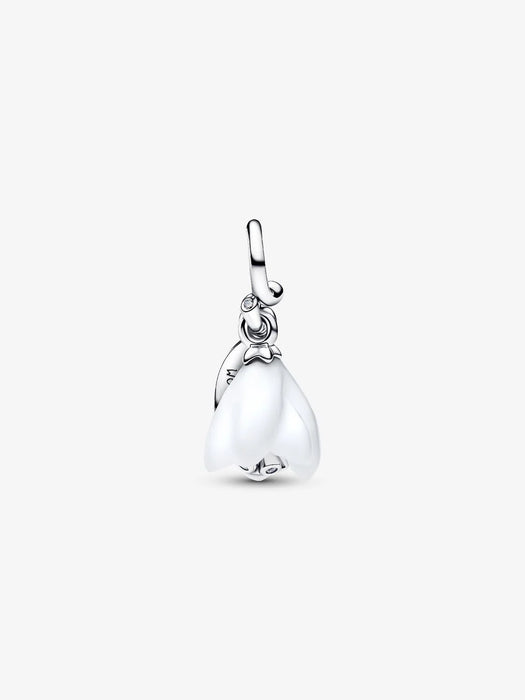 Pandora Snowdrop Flower Dangle Charm Sterling Silver
