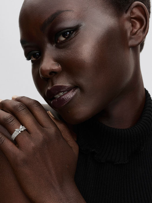 Pandora Sparkling Butterfly Bold Ring Sterling Silver