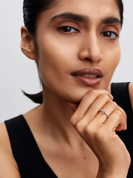 Pandora Sparkling Butterfly Ring Sterling Silver