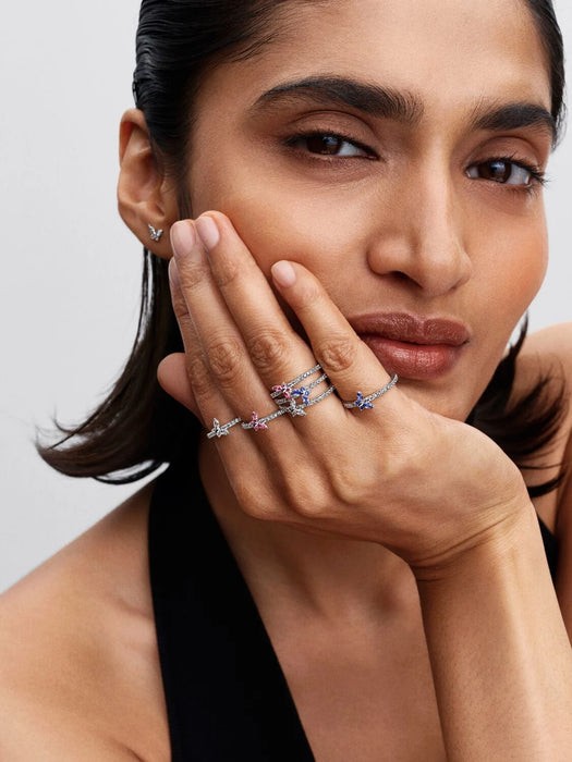 Pandora Sparkling Butterfly Ring Sterling Silver