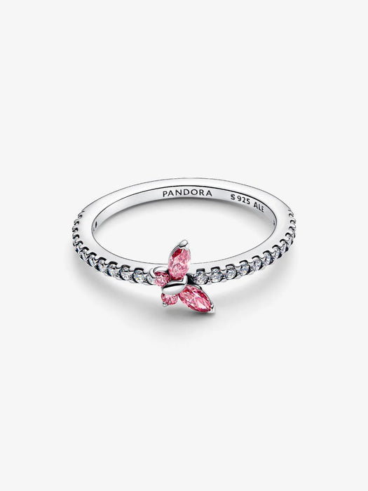 Pandora Sparkling Butterfly Ring Sterling Silver