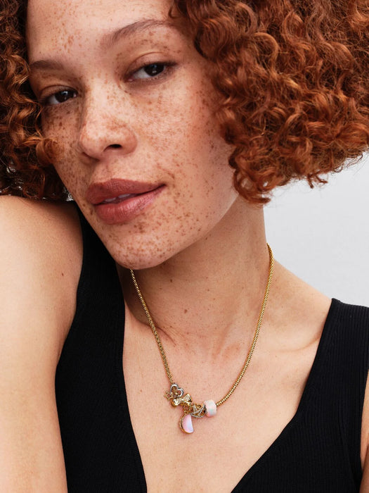 Pandora Sparkling Crossover Star Charm 14k Gold Plating And Sterling Silver