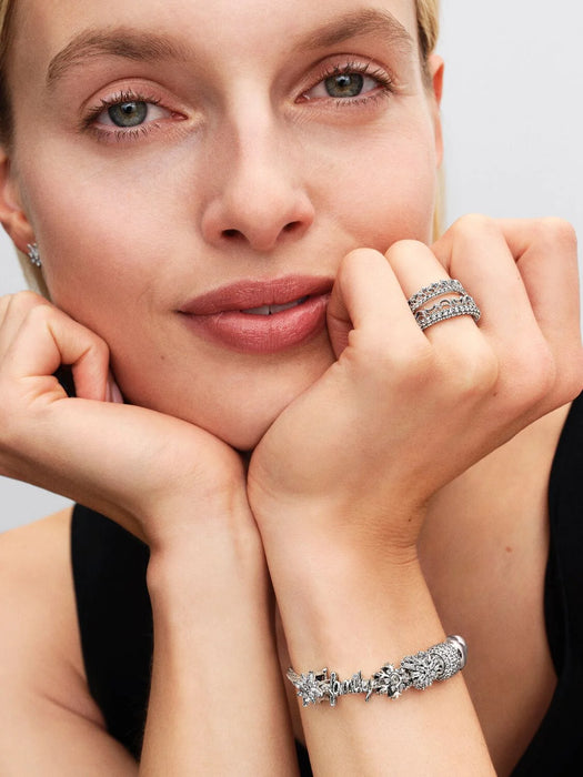 Pandora Sparkling Heart Charm Sterling Silver