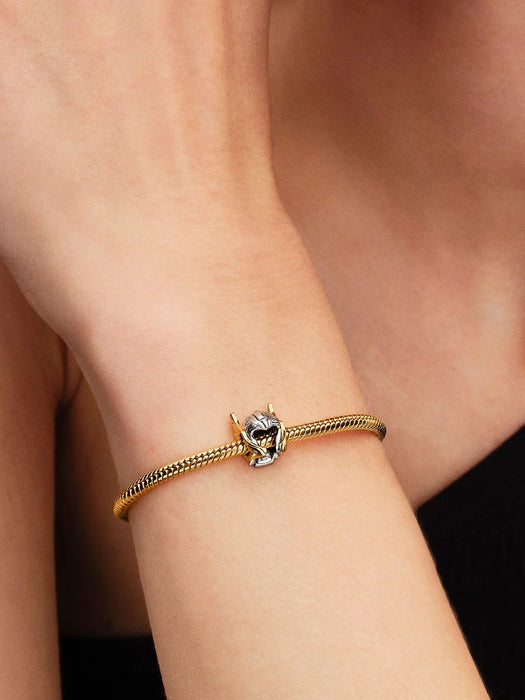 Pandora Marvel Thor Helmet Charm Sterling Silver And 14k Gold Plating