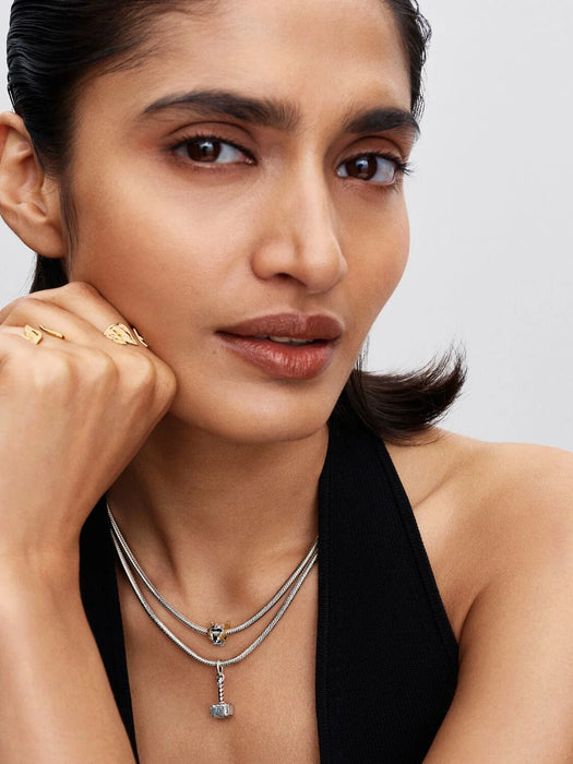 Pandora Marvel Thor Helmet Charm Sterling Silver And 14k Gold Plating