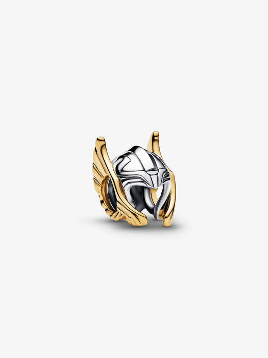 Pandora Marvel Thor Helmet Charm Sterling Silver And 14k Gold Plating