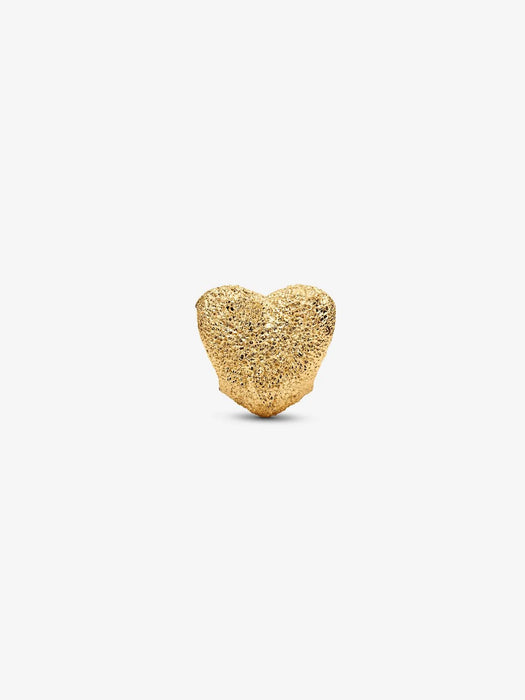 Pandora Textured Heart Mini Charm