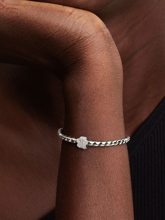 Pandora Textured Paw Mini Charm