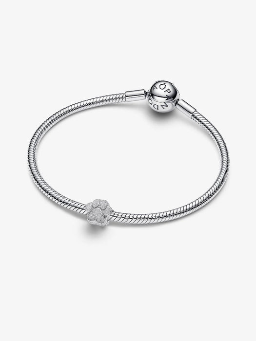 Pandora Textured Paw Mini Charm