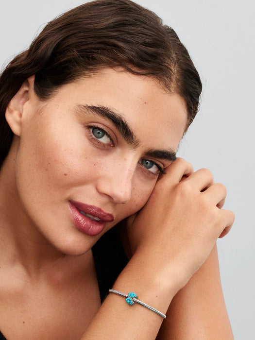 Pandora Turquoise-Coloured Ocean Charm Sterling Silver