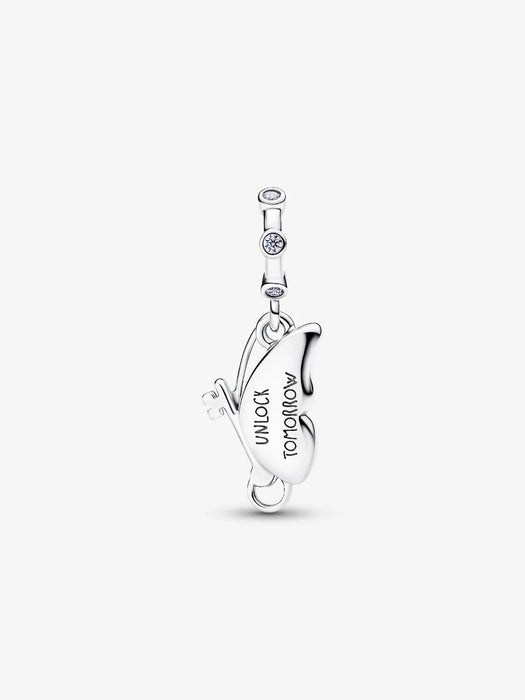 Pandora Winged Dangle Charm Sterling Silver