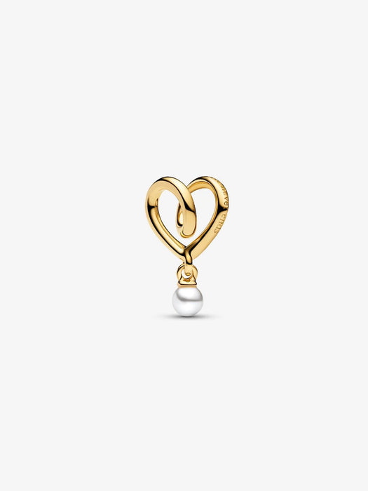 Pandora Wrapped Heart Charm 14k Gold Plating