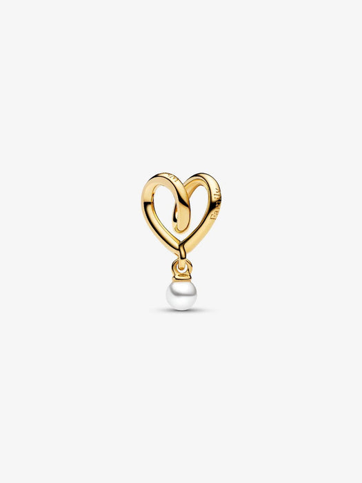 Pandora Wrapped Heart Charm 14k Gold Plating
