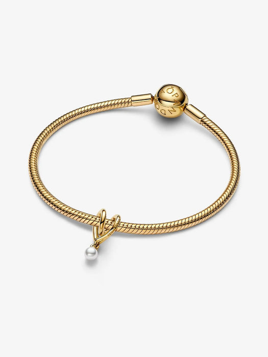 Pandora Wrapped Heart Charm 14k Gold Plating