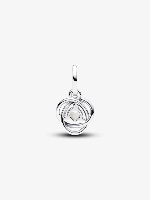 Pandora June Eternity Circle Dangle Charm Sterling Silver