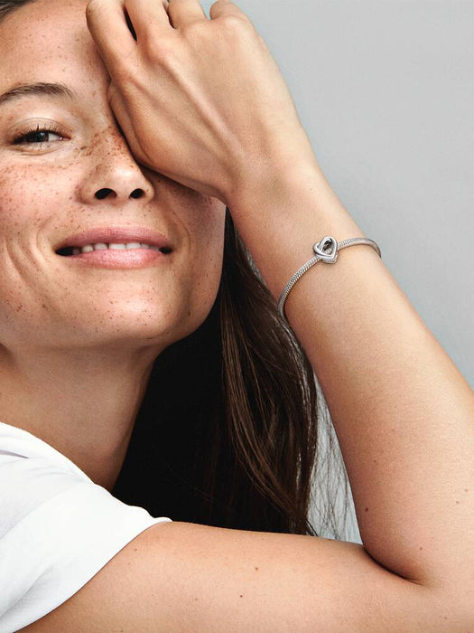 Pandora Knotted Heart Charm Sterling Silver