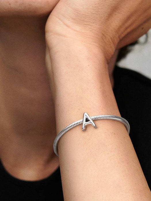 Pandora Letter A Alphabet Charm Sterling Silver