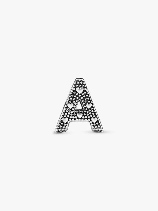 Pandora Letter A Alphabet Charm Sterling Silver