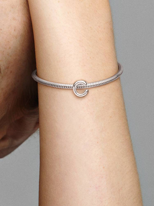 Pandora Letter C Alphabet Charm Sterling Silver