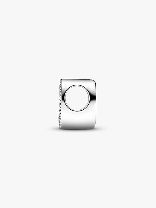 Pandora Letter D Alphabet Charm Sterling Silver