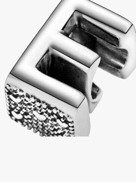 Pandora Letter E Alphabet Charm Sterling Silver