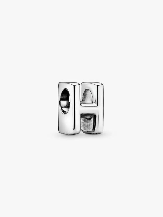Pandora Letter H Alphabet Charm Sterling Silver
