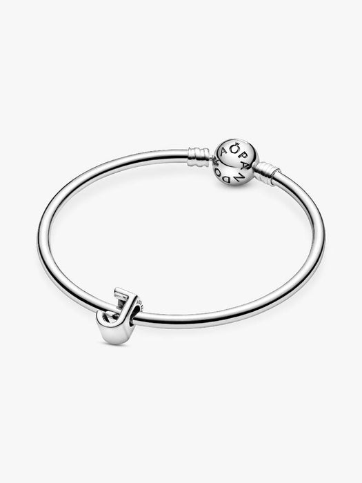 Pandora Letter J Alphabet Charm Sterling Silver