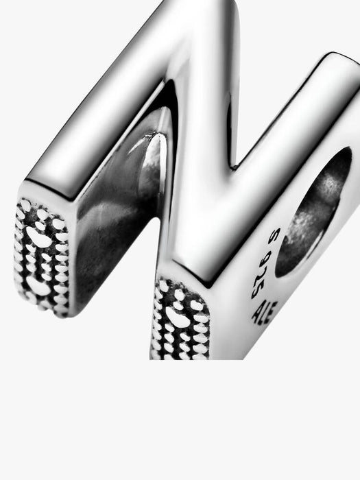 Pandora Letter N Alphabet Charm Sterling Silver