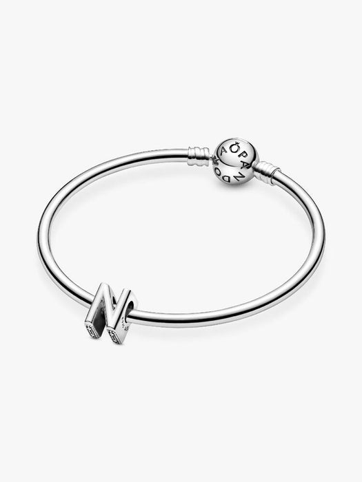 Pandora Letter N Alphabet Charm Sterling Silver