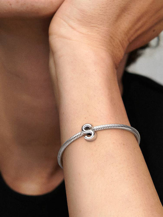 Pandora Letter S Alphabet Charm Sterling Silver