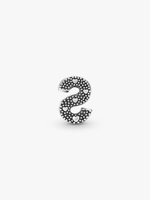 Pandora Letter S Alphabet Charm Sterling Silver