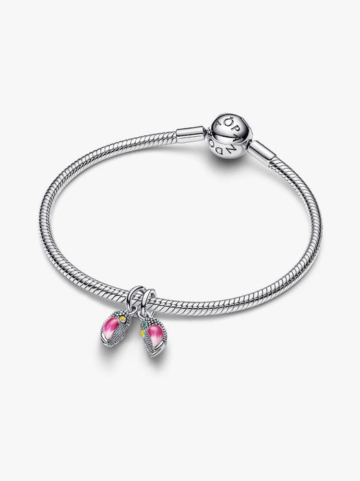 Pandora Love Birds Splittable Dangle Charm Sterling Silver