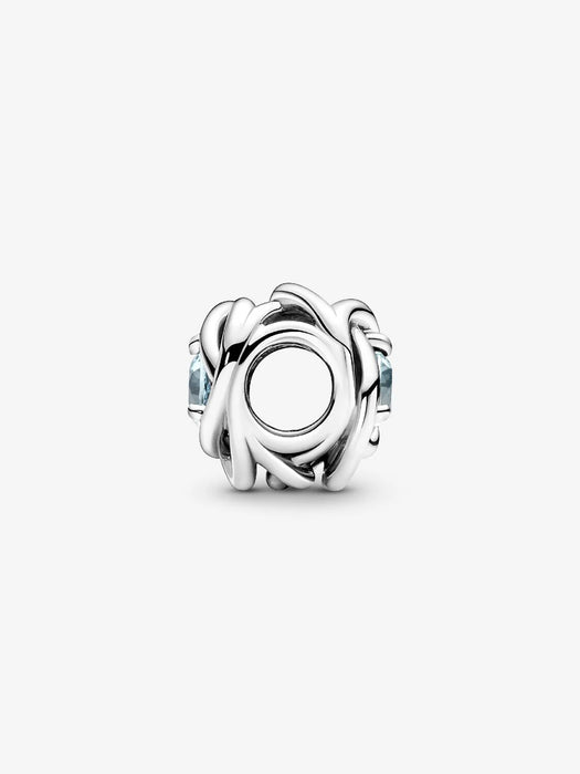 Pandora March Birthstone Eternity Circle Charm