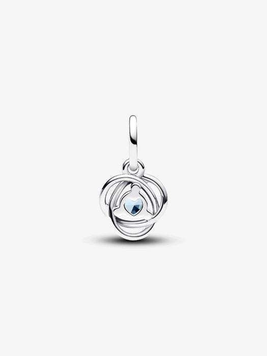Pandora March Eternity Circle Dangle Charm Sterling Silver