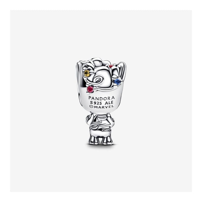 Pandora Marvel Guardians of the Galaxy Dancing Groot Charm Sterling Silver