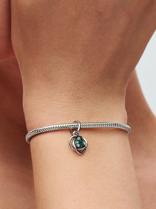 Pandora May Eternity Circle Dangle Charm Sterling Silver