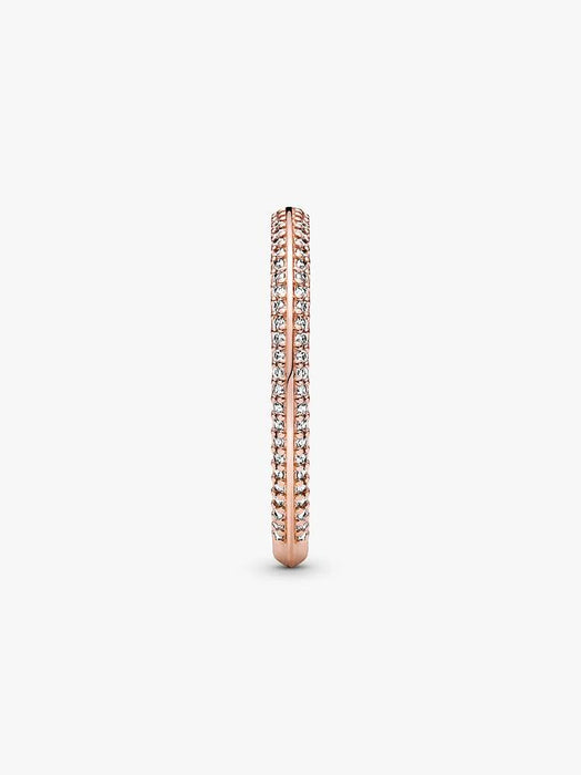 Pandora ME Pavé Ring 14k Rose Gold Plating