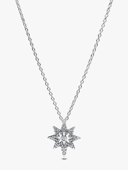 Pandora North Star Pendant Necklace Sterling Silver