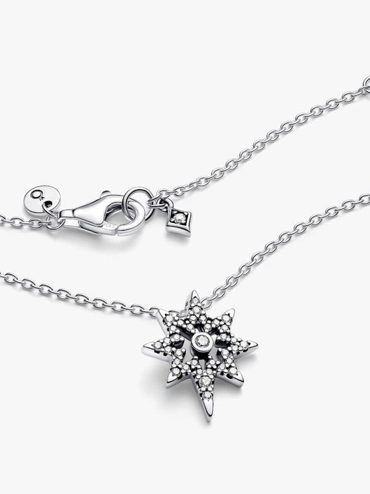 Pandora North Star Pendant Necklace Sterling Silver