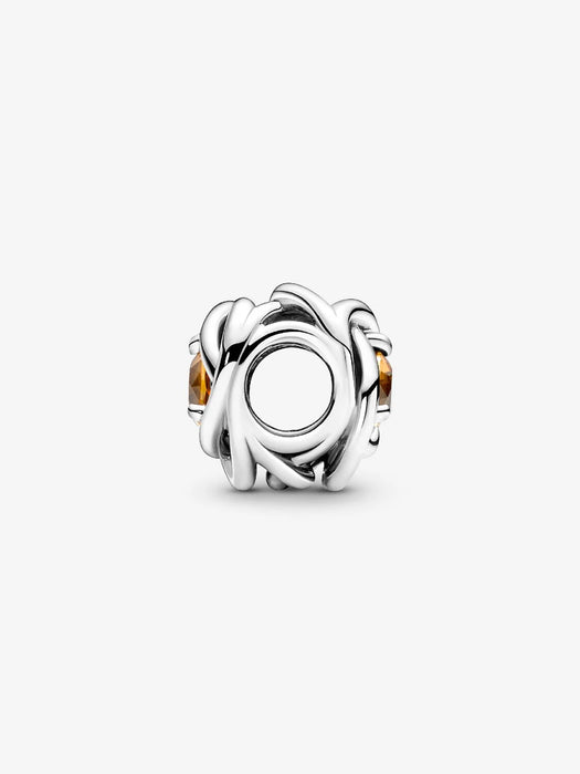 Pandora November Eternity Circle Charm Sterling Silver