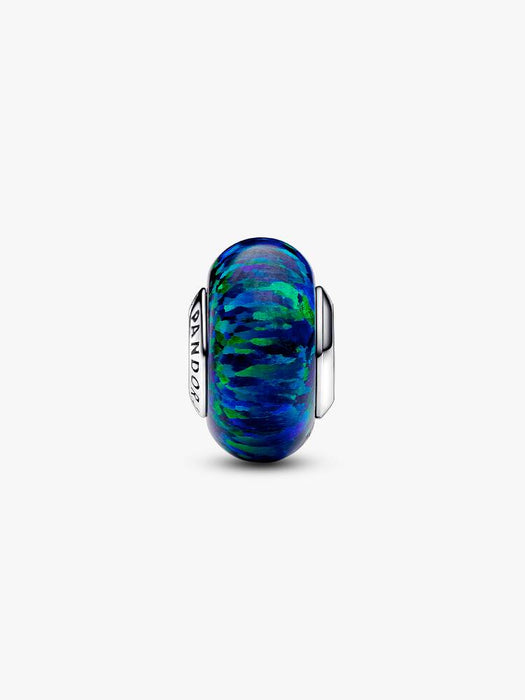 Pandora Opalescent Green Charm Sterling Silver