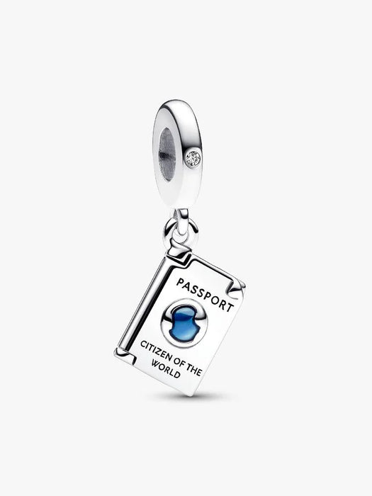 Pandora Openable Passport Dangle Charm Sterling Silver