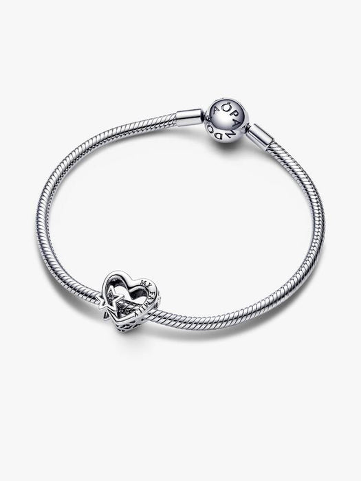 Pandora Openwork Family Heart & Star Charm Sterling Silver